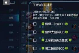王者荣耀减CD辅助3.0