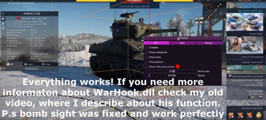 War Thunder 战争雷霆 透视自瞄免费辅助v1.7